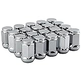 DCVAMOUS 20 PC 1/2"-20 Lug Nuts Chrome 19mm Hex
