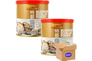 TOOTHSOME MART LKK Mushroom Bouillon Powder Vegetarian 7.1oz pack of 2