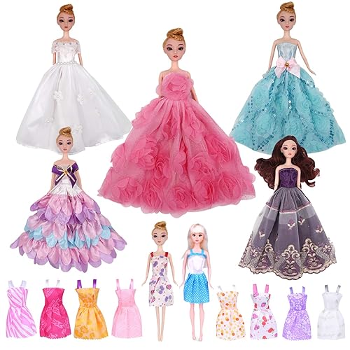EuTengHao 15 Packs Doll Clothes for Inch Girl Dolls Set
