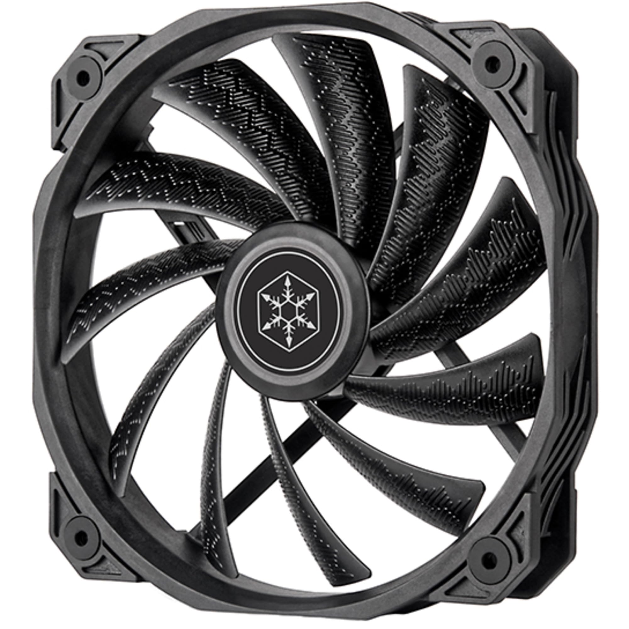 Silverstone Technology Silverstone Sst-Sf160 Shark Force Power Amplified 160 Mm Pwm Fan, Black