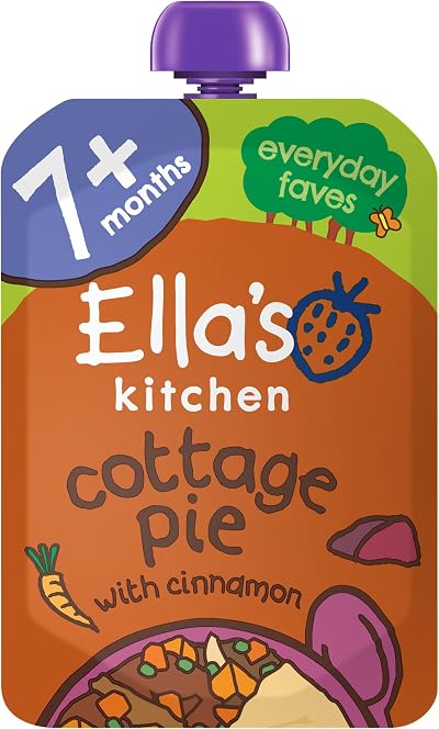 Ella's Kitchen Stage 2 Cottage Pie 130 g 6 Pack Organic Baby Meal