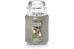Yankee Candle Scented Candle, Holiday Bayberry, Original Large Jar Candle, 110-150 Hours of Burn Time, 22 oz.