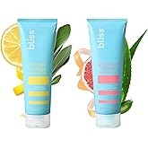 Bliss Body Butters Duo Lemon and Sage Body Butter and Grapefruit and Aloe - Maximum Moisture Cream - 6.7 Fl Oz Lotion for Dry Skin - Long-Lasting Moisturizer- Vegan and Cruelty-Free