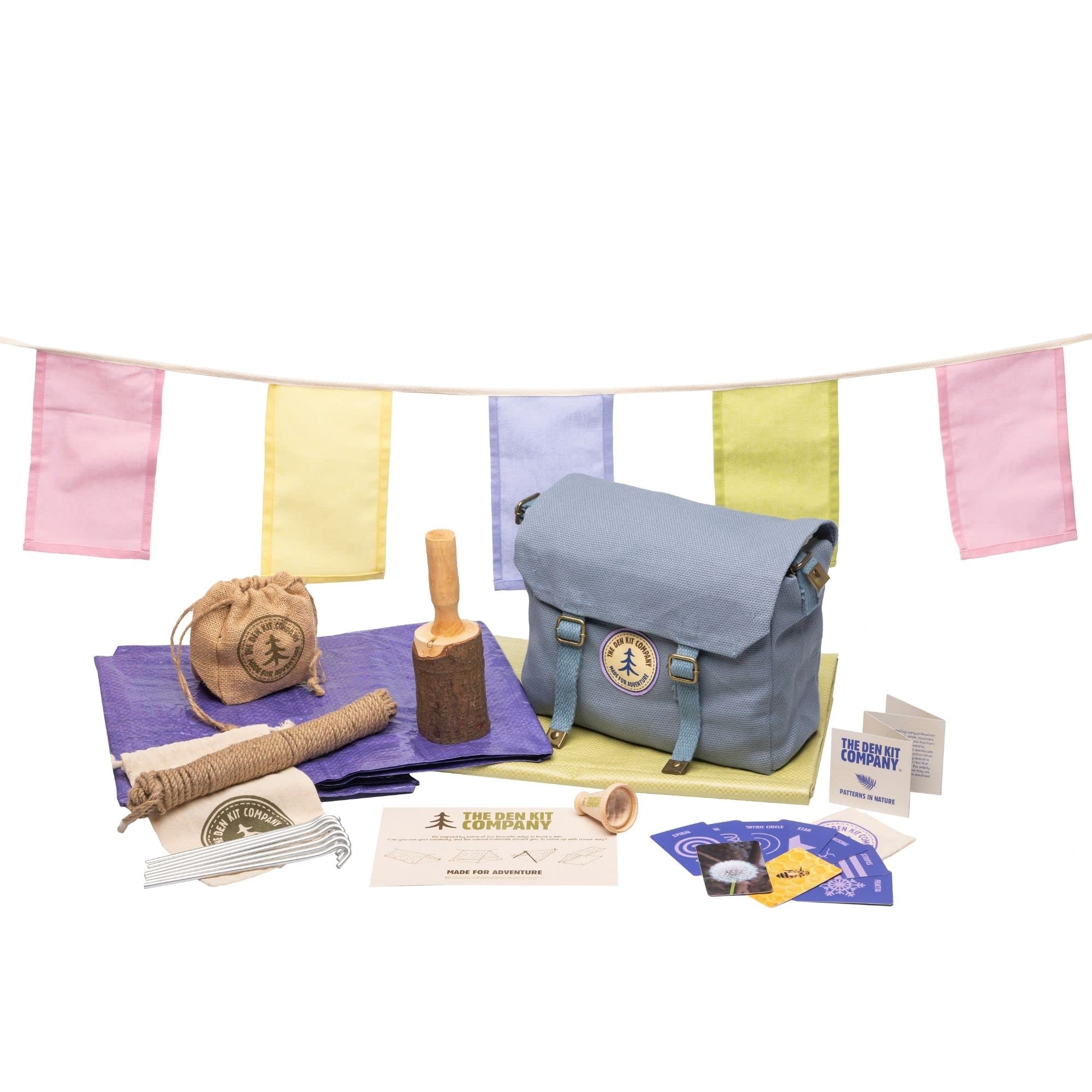 The Cottage Garden Den Kit - Outdoor Den Building Kit for Kids