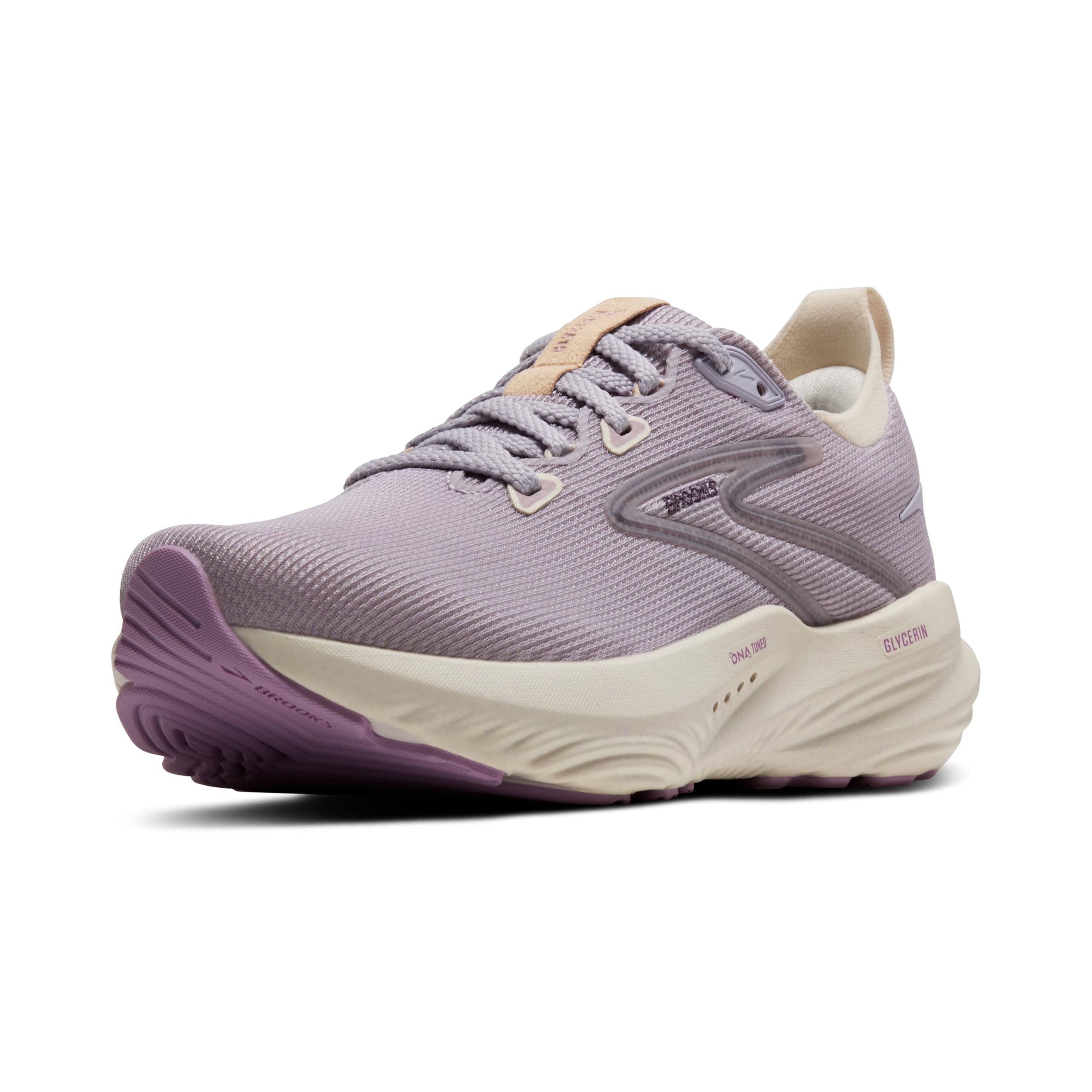 Brooks Women’s Glycerin 22 Neutral Running Shoe - Lilac/Whisper/Lupine - 9.5 Medium Image