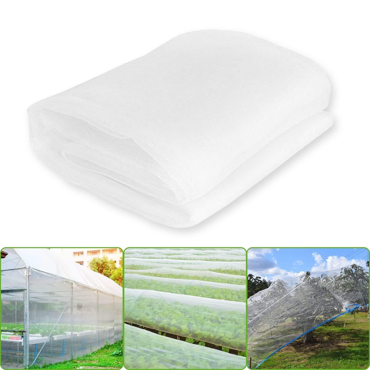 Bird Netting, Aviary Netting, 3 x 6 m Bird Netting, Can Be Cut To Size, Garden Nets Suitable For Protecting Vegetables, Fruits and Other Plants Against Birds and Insects