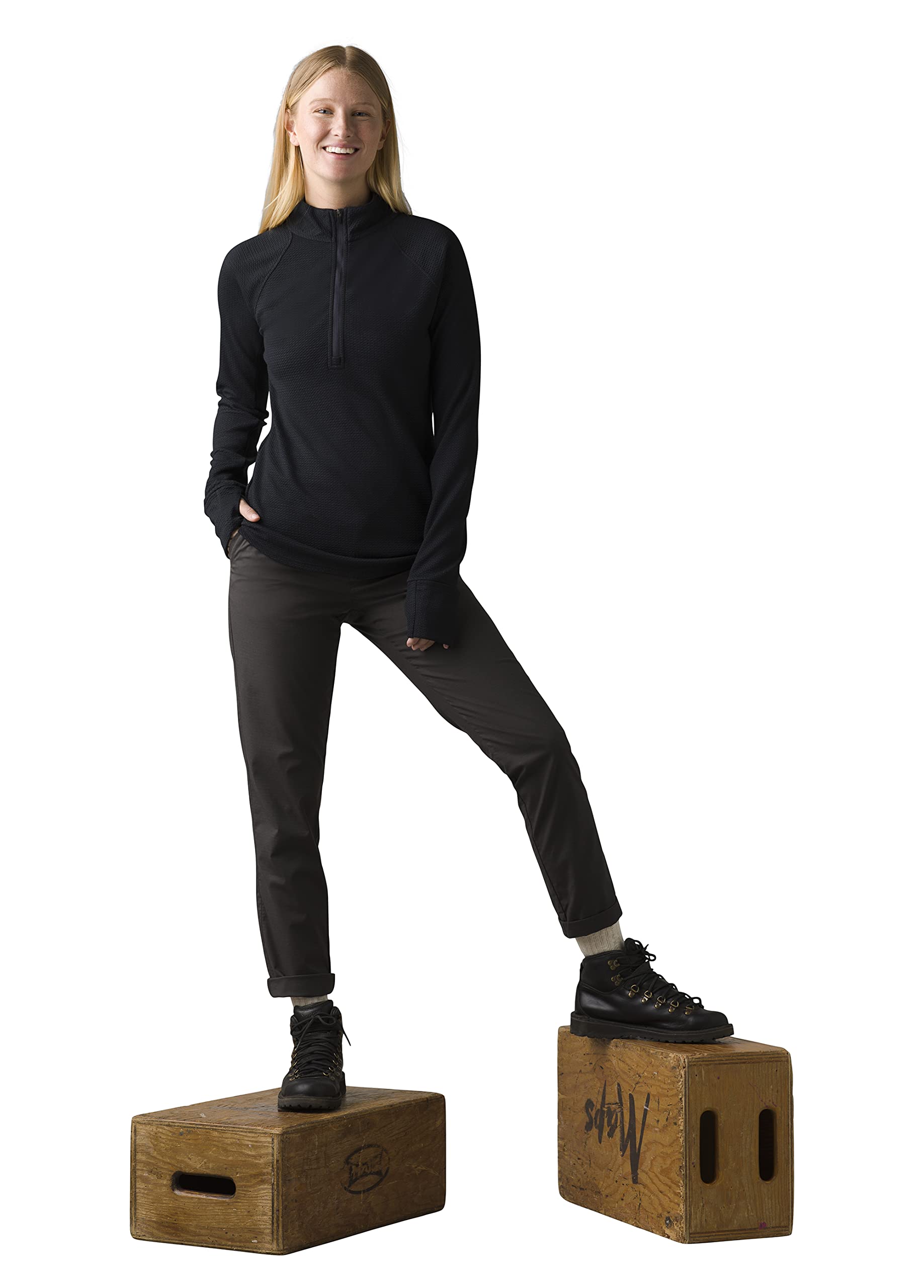 Photo 1 of prAna Women's Standard Double Peak All-Around Pant, Charcoal, 4