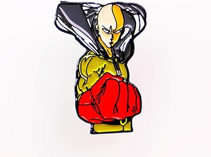 Amazon Com Epic One Punch Man Saitama Anime Manga Art Collectible Pendant Lapel Hat Pin
