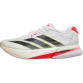 adidas Mens Adizero Boston 13 Running Sneakers Shoes - Black, White | Road Running Shoes