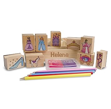 melissa and doug princess stamp set