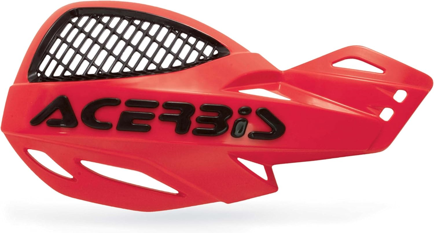 Acerbis 9846.01 Vented Uniko Handguards, Rosso 2, Red, Einheitsgröße