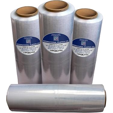 15 x 2000′ Hand Cast Stretch Wrap 60 Gauge Clear