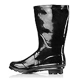 NORTY Waterproof Rain Boots for Women Size 6, Mid