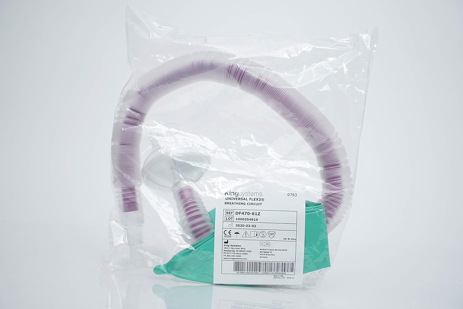 Amazon.com: Ambu Inc Universal Flex2 Breathing Circuits, Anesthesia