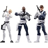 Marvel Legends Series S.H.I.E.L.D. Nick Fury Jr., Sharon Carter, and Dum Dum Dugan Action Figures