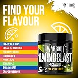 Warrior Amino Blast BCAA Powder 270g Fruit Salad – 5g BCAAs, Hydration view 6