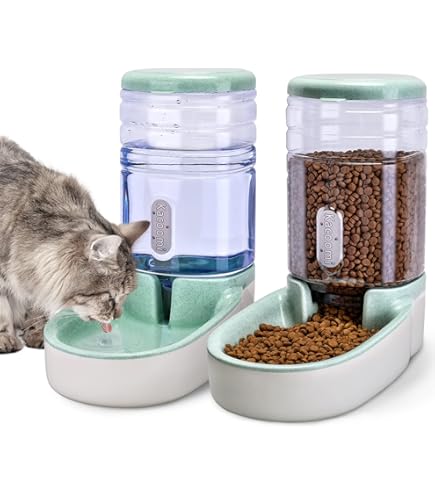 Bebedero Automático Para Perros Y Gatos BESPORTBLE | Gran Capacidad, Fácil De Limpiar, Gris