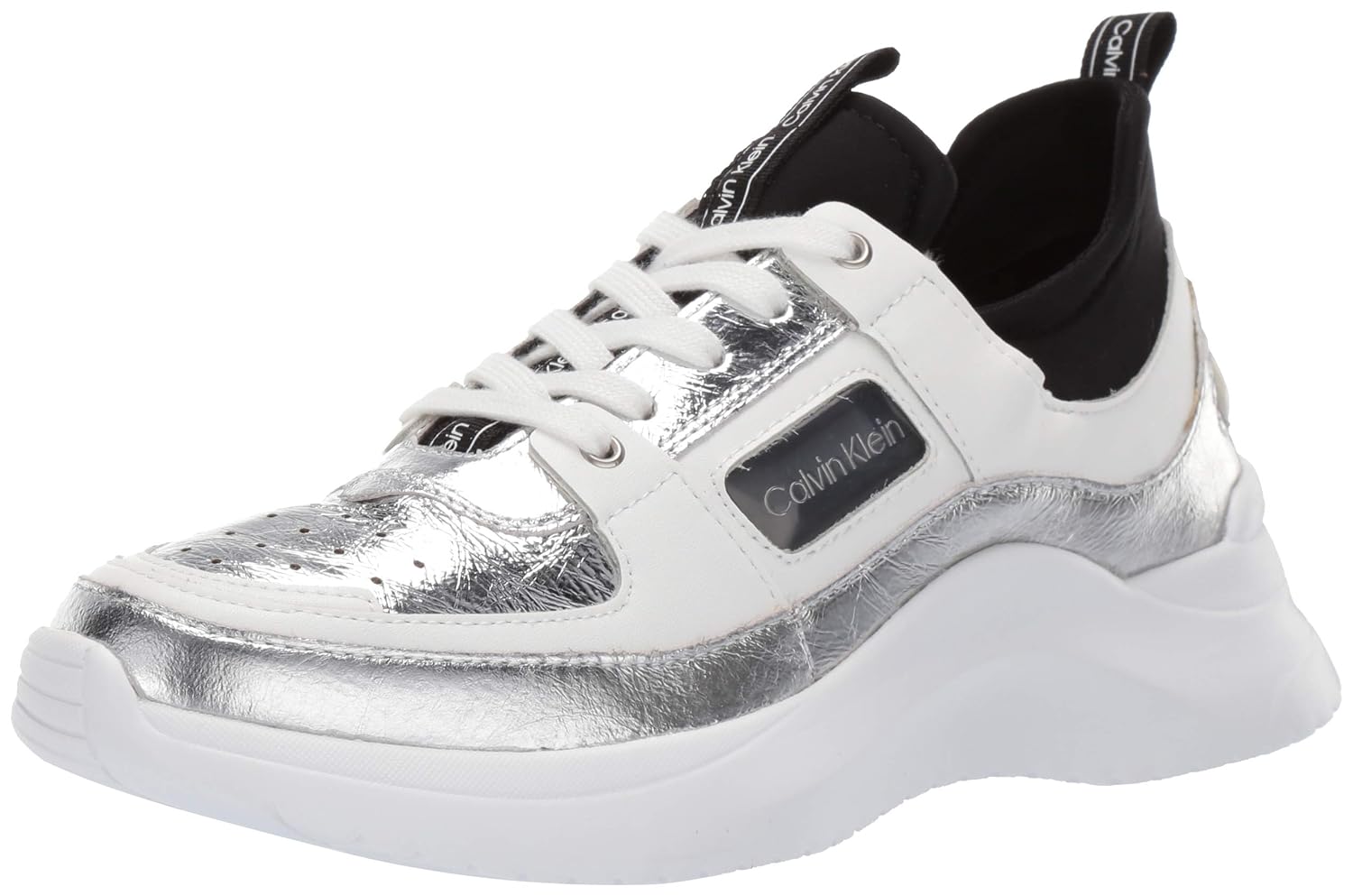 calvin klein ultra leather neoprene sneakers