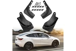FASTCHE Upgraded Mud Flaps for Tesla Model Y 2020 2021 2022 2023 2024 Mud Flaps Splash Guards Front Rear Fender Protection Mu