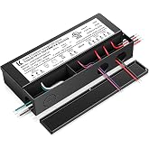 inShareplus 12V 200W Dimmable LED Driver, 5-in-1 Triac/ELV/MLV/0-10V/1-10V/PWM Dimming Transformer, Compatible with Lutron &amp; Leviton Dimmer, Constant Voltage Power Supply, UL Listed, IP67 Waterproof