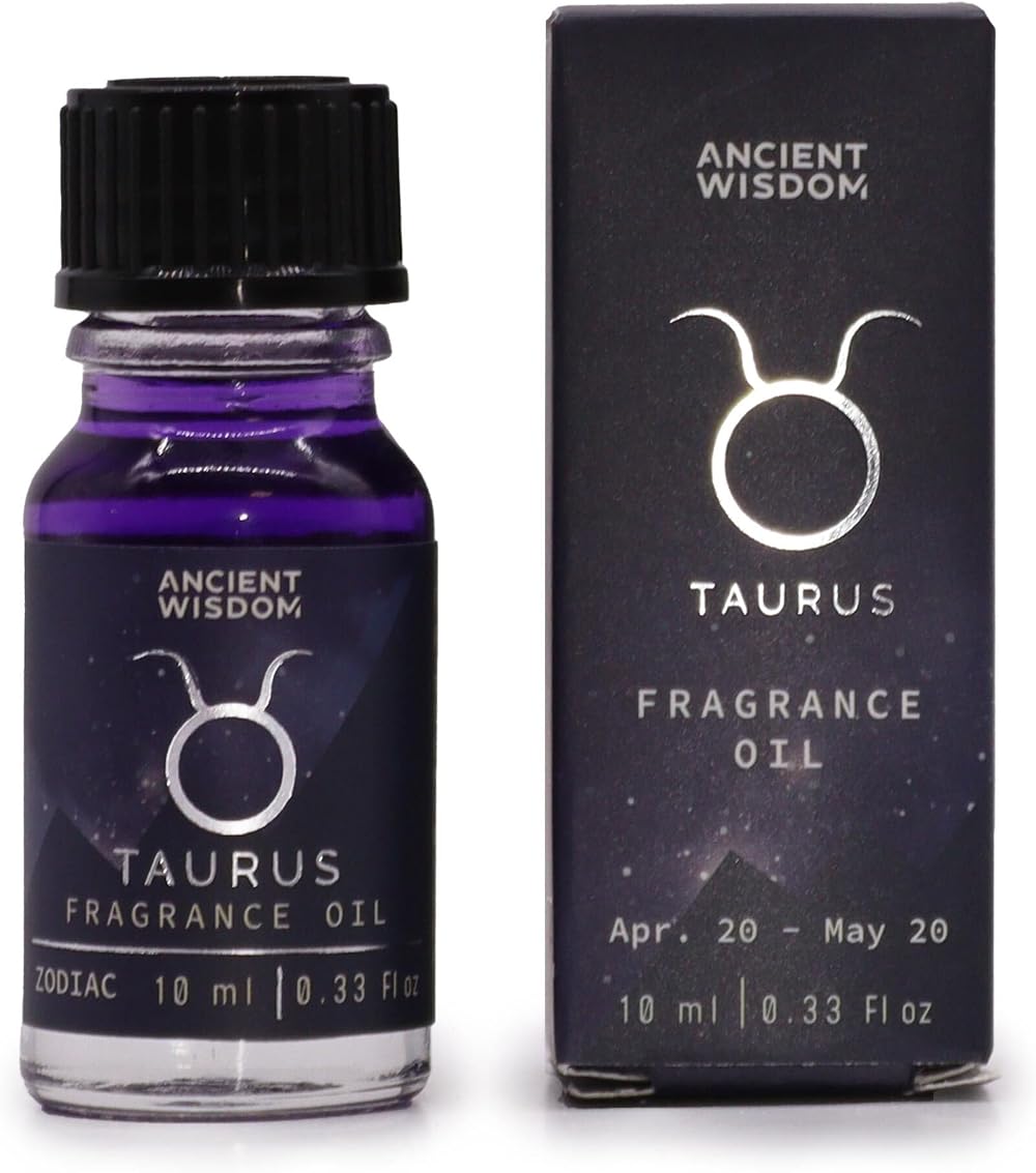 Ancient Wisdom Taurus Zodiac Fragrance Oil 10ml Forest Emerald Patchouli Bio