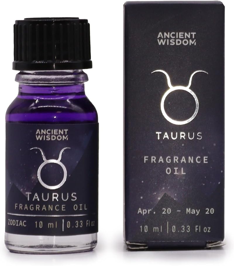 Ancient Wisdom Taurus Zodiac Fragrance Oil 10ml Forest Emerald Patchouli Bio