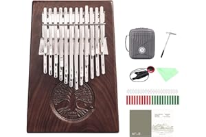 RD MUSIC Hluru Kalimba Thumb Piano (24-keys Lifetree)