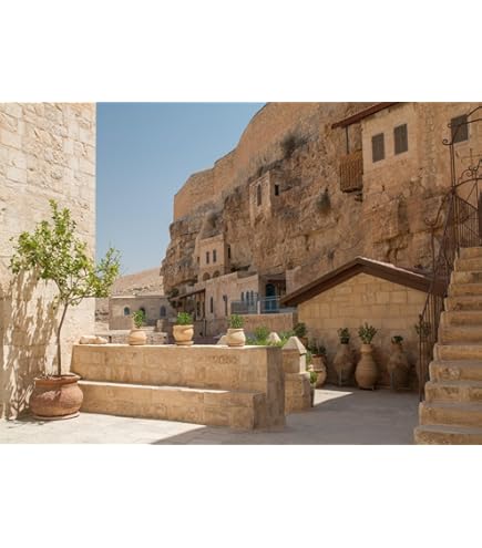 BELECO 7x5ft Fabric Israel Desert Mountains Backdrop