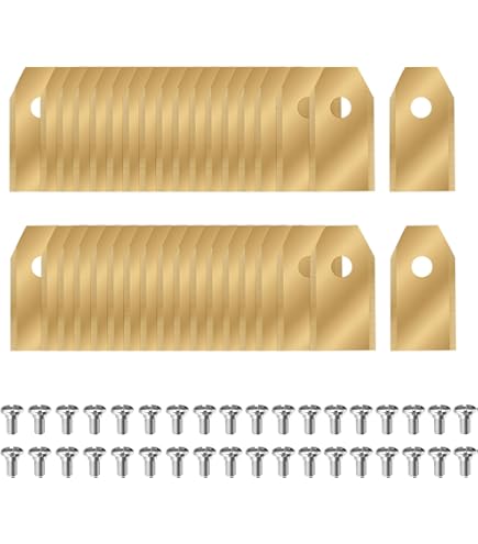 thumbnail image 2 of FourShow Pack Of 36 Replacement Blades Compatible For Segway Navimow I105N, I108N, I110N, H500N, H800N, H1500N, H3000N Robotic Lawn Mower Blades,Premium Stainless Steel 2 of 14