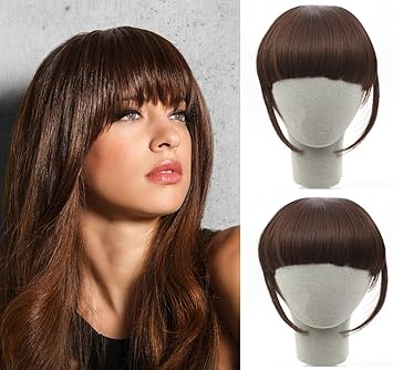 Amazon Com Yrenrea Hair Front Fringe Clip In Hair Bangs