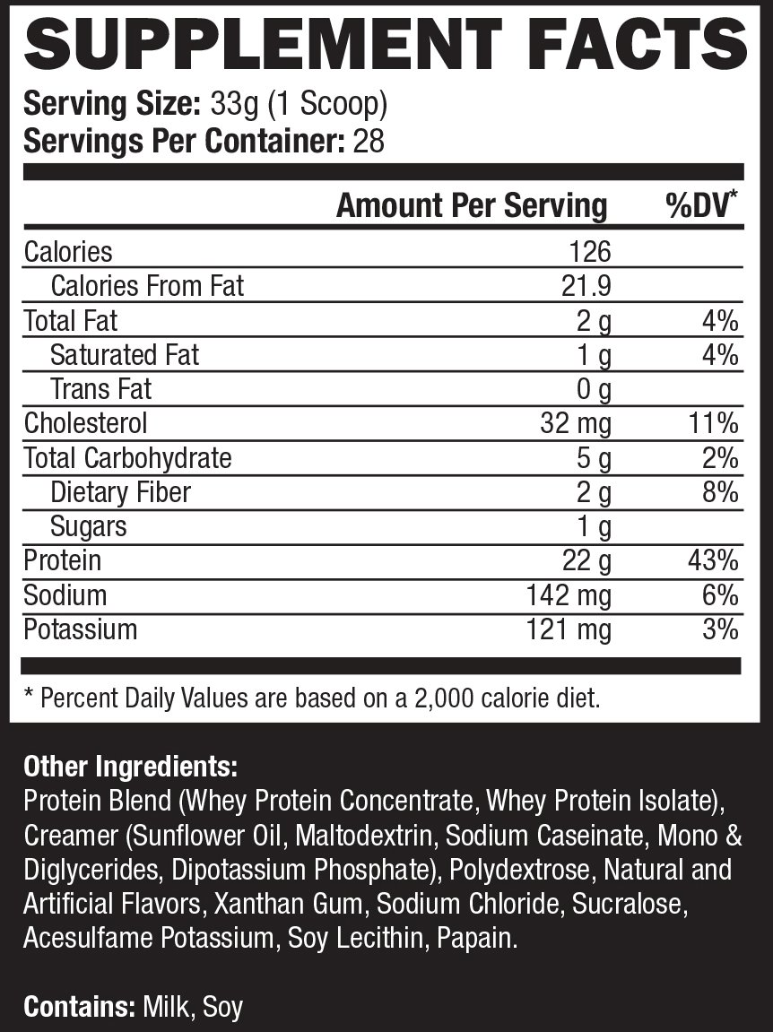 100% Whey Cinnamon Roll Protein Powder by AI Sports Nutrition | 100% Whey Protein 2 lbs (28 Servings) Amazing Cinnamon Flavor