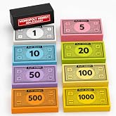 Zadin Play Money Compatible for Monopoly Board Game - [UPGRADED] 560pcs of 70 Each Bill Denomination, Double Sides Printing Paper Money for Pretend Play Cashier, Prop Money, Fake Money