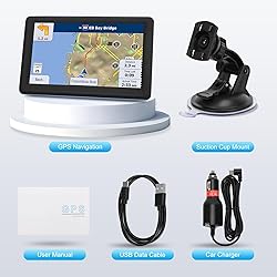 GPS Navigator for Car Truck RV, Latest 2025 Map, 7