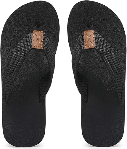 comfy flip flops mens