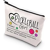 XYANFA Pickleballs Makeup Bag Pickle ball Player Gift Pickleballs Lover Gifts Pickleball Cosmetic Bag (PickleballS)