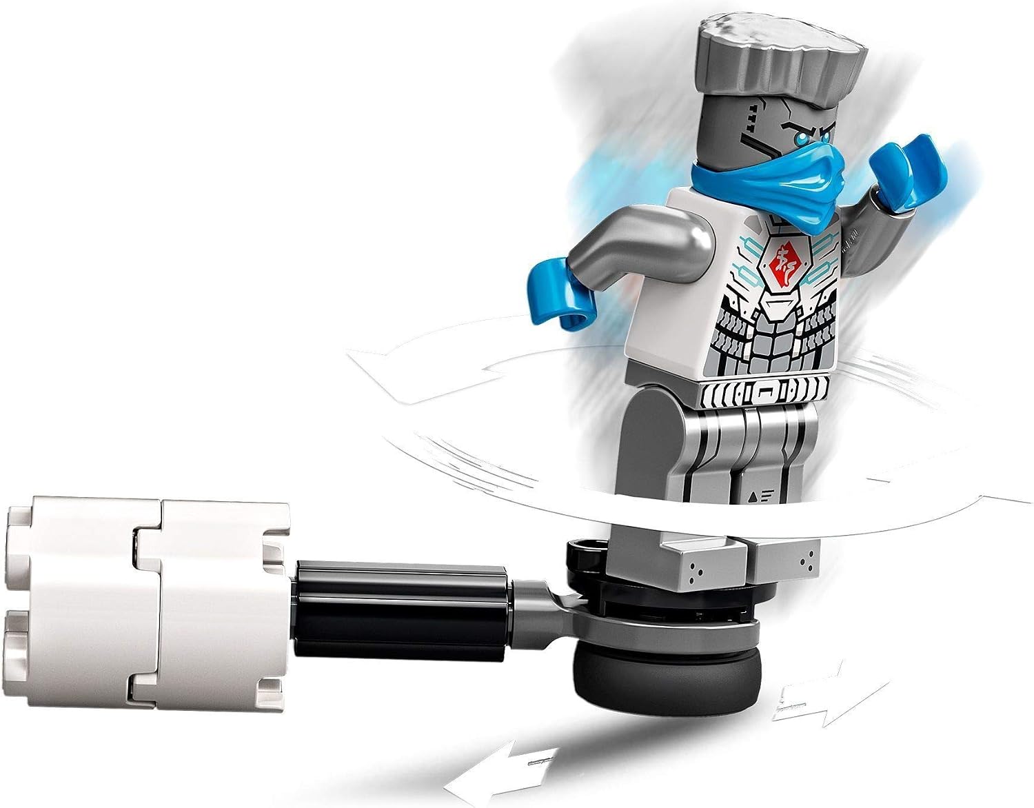 LEGO 71731 NINJAGO Legacy Epic Battle Set - Zane vs. Nindroid Robot Warrior with Spinning Battle Toy, Multicolor - Image 4
