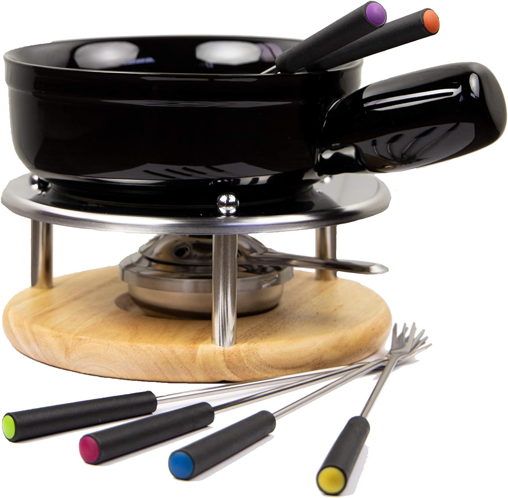 KITCHEN FUN 8716618222599 Fondue Set, Ceramic