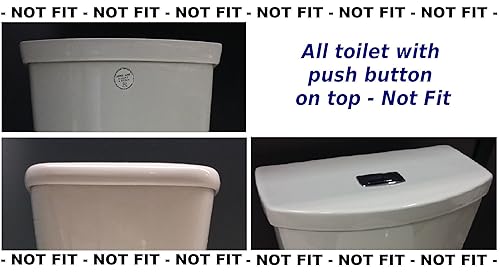 Couvercle De Réservoir De Toilettes Jaune - Fabriqué Aux États-Unis