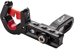 Cajun Bowfishing Brush Fire Arrow Rest - Maximum Durability with Teflon Insert, Replaceable Bristles, Windage Adjustments, Universal Compatibility, and Innovative Design