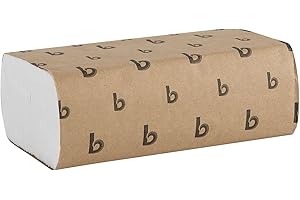 Boardwalk Multifold Disposable Bathroom Paper Hand Towels, 1-Ply, 9 x 9.45, 250 Towels/Pack, 16 Packs/Carton, White