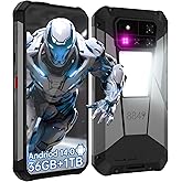 8849 Tank 4 Pro Rugged Phone Unlocked, 1TB ROM 5G Android 14 Mobile Phones with Projector, 6.73’’ 120Hz AMOLED Screen IP68 Wa