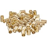 Premium Brass Crafting Tubes - for Macramé and Other DIY Projects (3/8-Inch, 25 Pack)