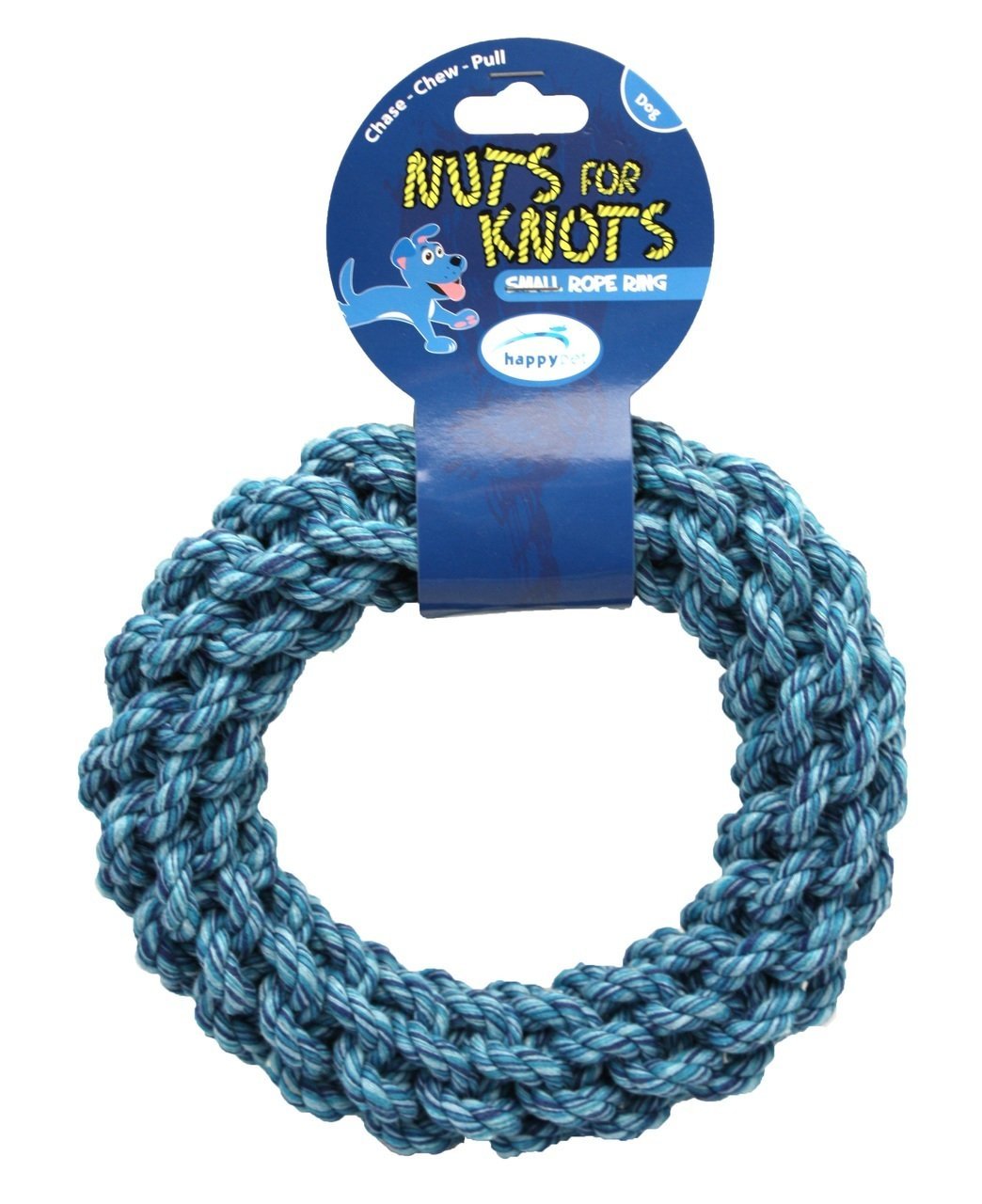 Nuts For Knots Rope Ring Dog Toy, Large, Assorted Colours
