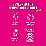 FLO Extra Long Bamboo Sanitary Pads 10 Pack Organic Vegan Cruelty Free view 7