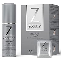 ZocuWipe Augenlid-Tücher Mit Okra-Komplex – 30 Stück, Gegen Trockene Augen, Blepharitis, Demodex