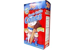 Joy Cone Classic Waffle Ice Cream Cones, 7 Ounce