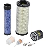 FLTRUCKTOP Maintenance Service Filter Kit | for John Deere Z915B Z915E Z930M Z710A Z720A Zero Turn Mower Replaces M131802 M131803 AM116304 MIU11020 AM125424 12581-43012