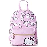 Fast Forward Girls Mini Backpack - Hello Kitty Faux Leather Bag for Girls - 12" Elementary Kindergarten Prep School Bookbag, Size One Size, Hello Kitty Baby Pink