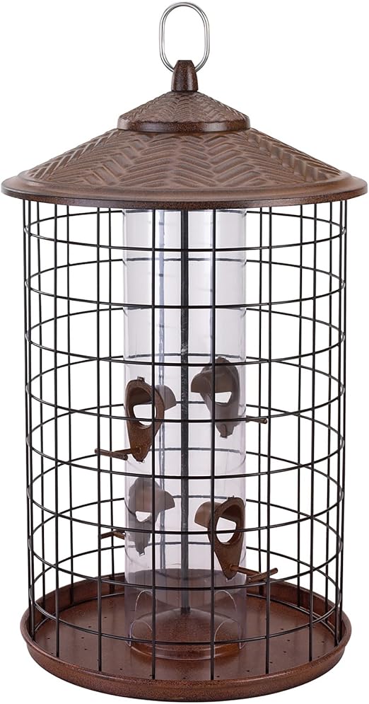Amazon Com Belle Fleur Bird Feeders 50153 Bird Feeder Brown