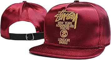 Amazon Stussy ファッションステューシーキャップ ワインレッド Stussy ステューシー キャップ